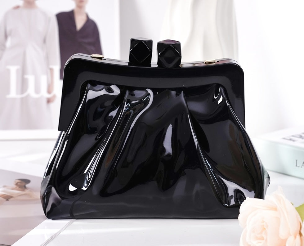 Fashion Glossy Evening Clutch Bag #ABG988 - Multiple Colors (PC)