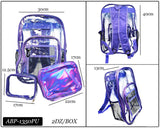 Clear Backpacks #ABP1350 - Multiple Colors (PC)