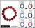 Fashion Design Bead Bracelet #ABR1137C (12PC)
