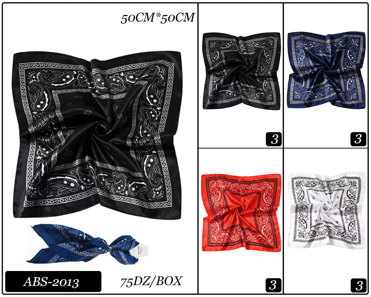 Fashion Design Neck Scarf #ABS2013 (12PC)