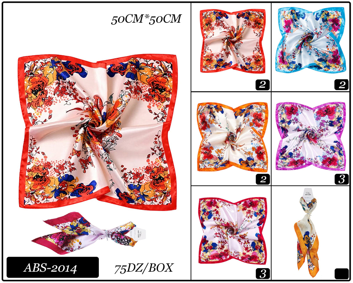 Fashion Design Neck Scarf #ABS2014 (12PC)