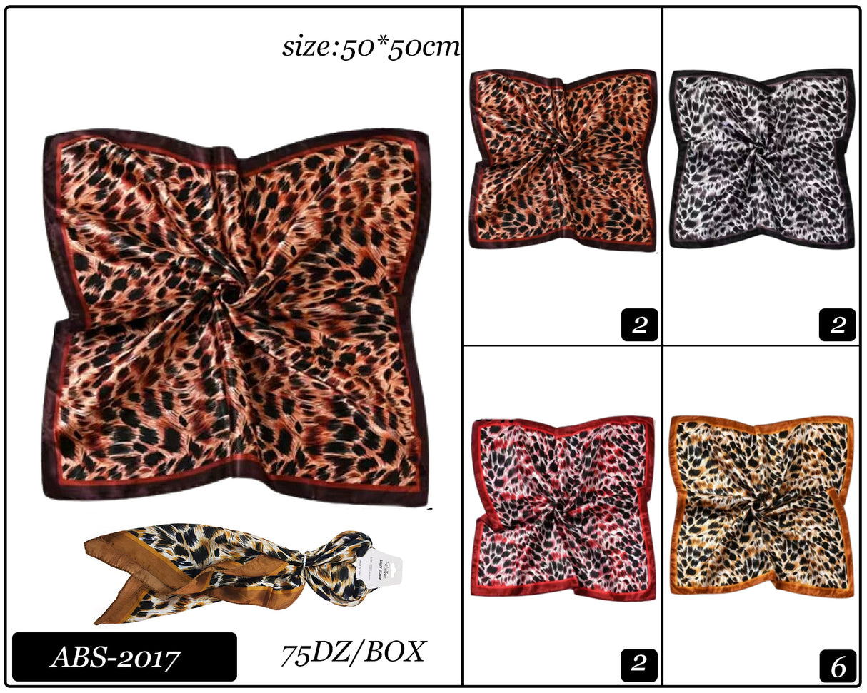 Fashion Design Neck Scarf #ABS2017 (12PC)