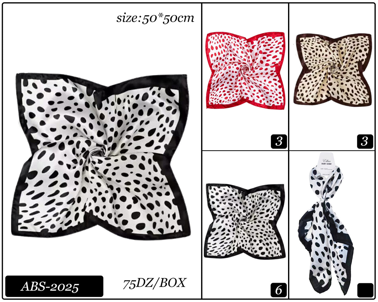 Fashion Design Neck Scarf #ABS2025 (12PC)