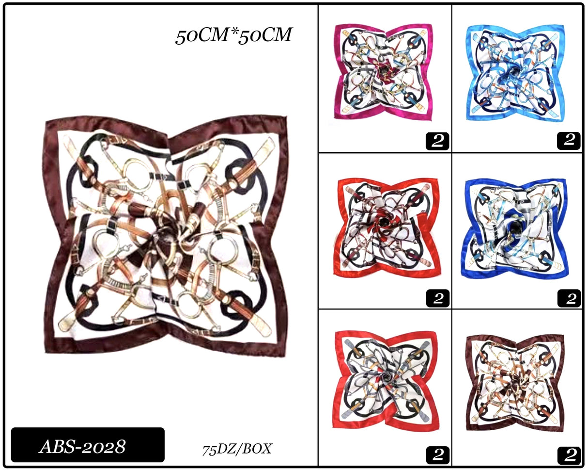 Fashion Design Neck Scarf #ABS2028 (12PC)