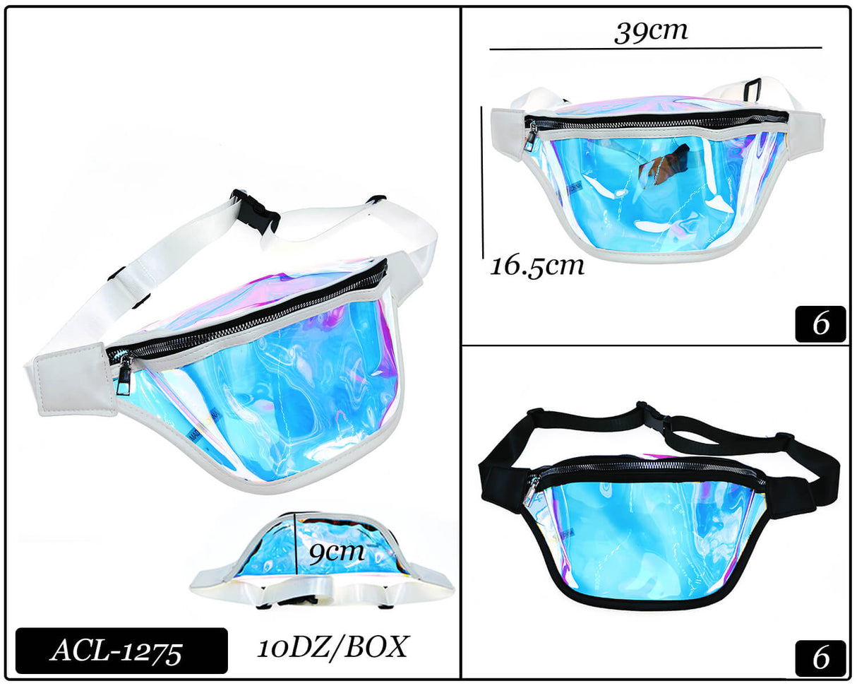Fashion Clear Fanny Pack #ACL1275 - Multiple Colors (PC)