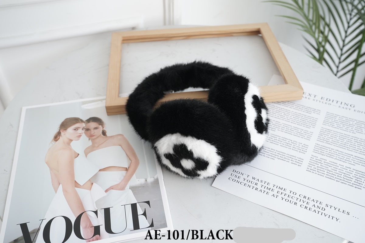 Fashion Fur Earmuffs #AE101 - Multiple Colors (6PC)