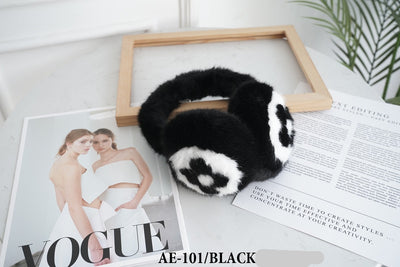Fashion Fur Earmuffs #AE101 - Multiple Colors (6PC)