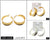 Hoop Earrings by the Dozen #AER1067B (12PC)