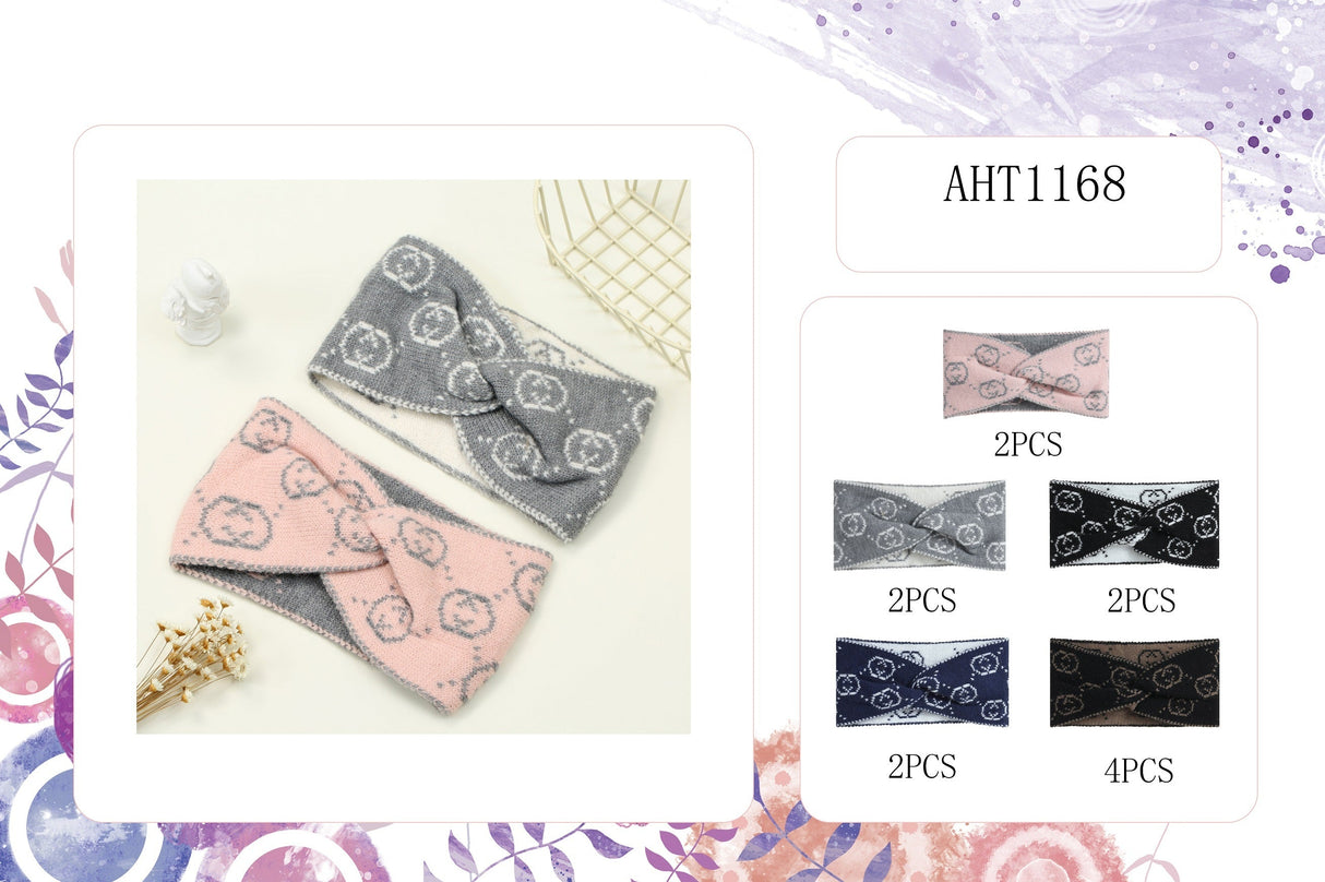Fashion Twist Headband #AHT1168 Assort (12PC)