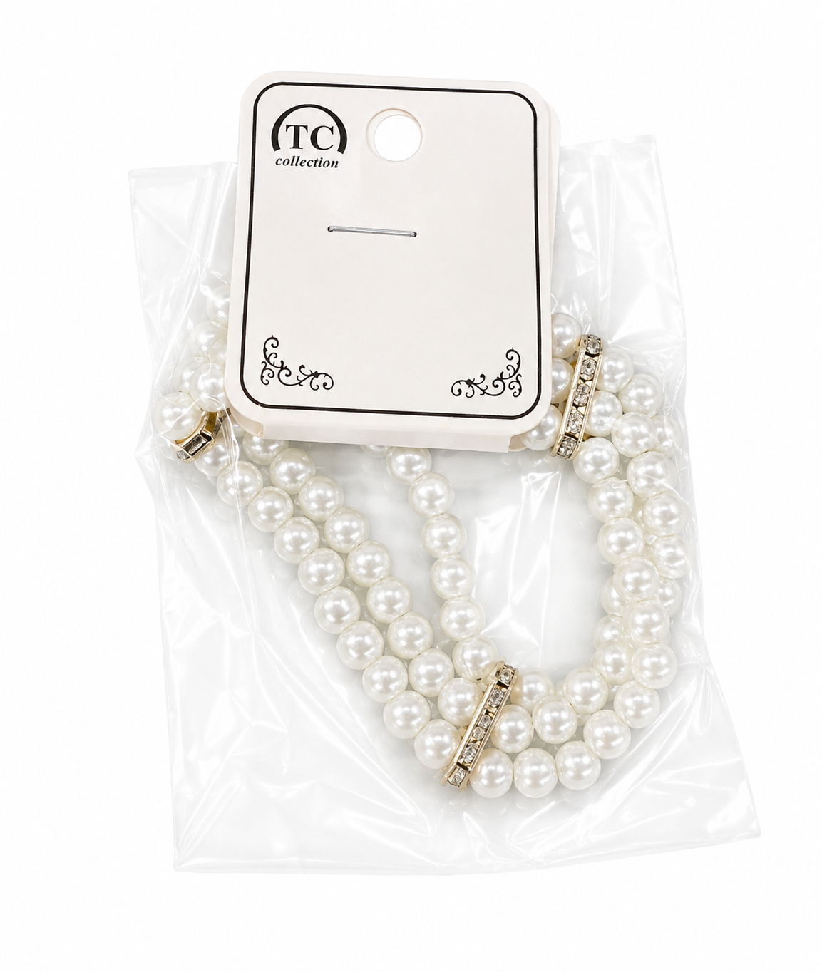 Fashion Thin Pearl Dozen Bracelet #ANB1398A (12PC)