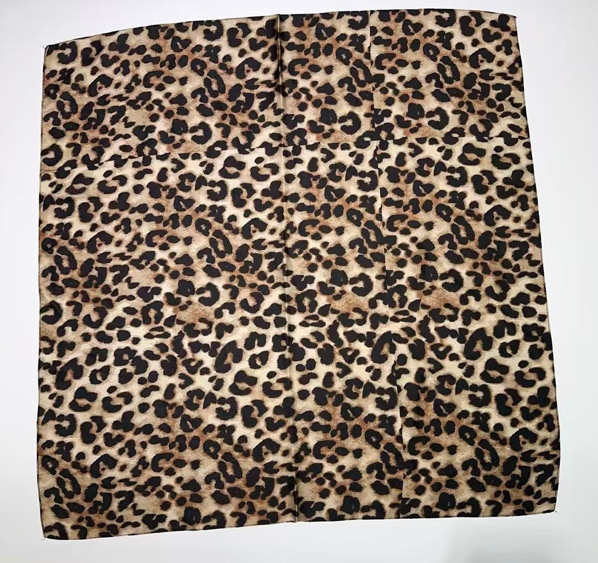 Fashion Design Satin Scarf #AS-704 Brown (12PC)