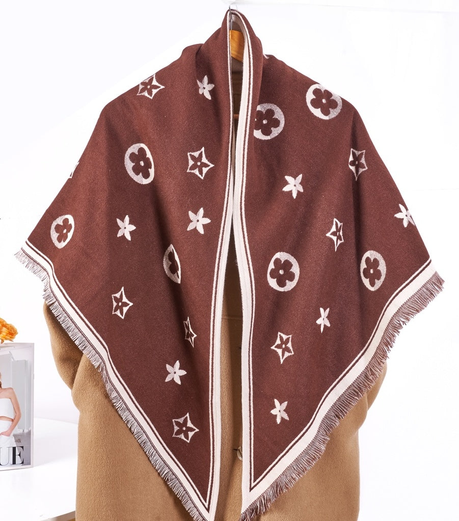 Fashion Design Triangle Shawl #AS861 - Multiple Colors (PC)