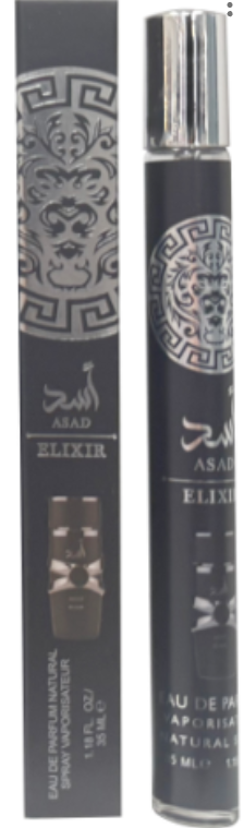 Luxury Travel Size Eau De Parfum Spray 1.18oz #Asad Elixir