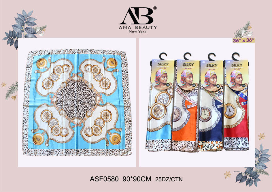 Fashion Designed Head Scarf #ASF0580 (12PC)