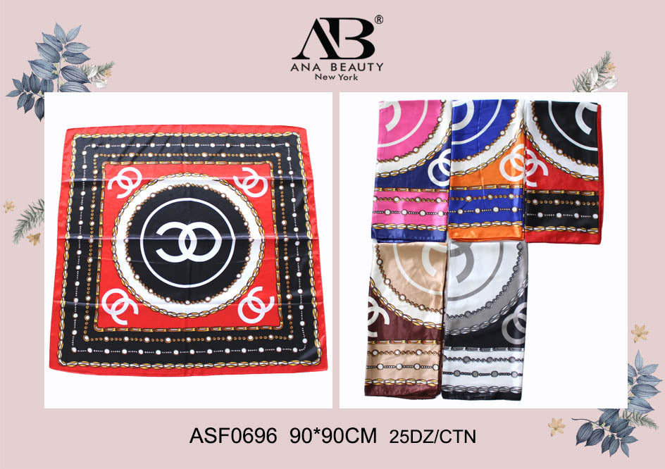 Fashion Designed Head Scarf #ASF0696 (12PC)