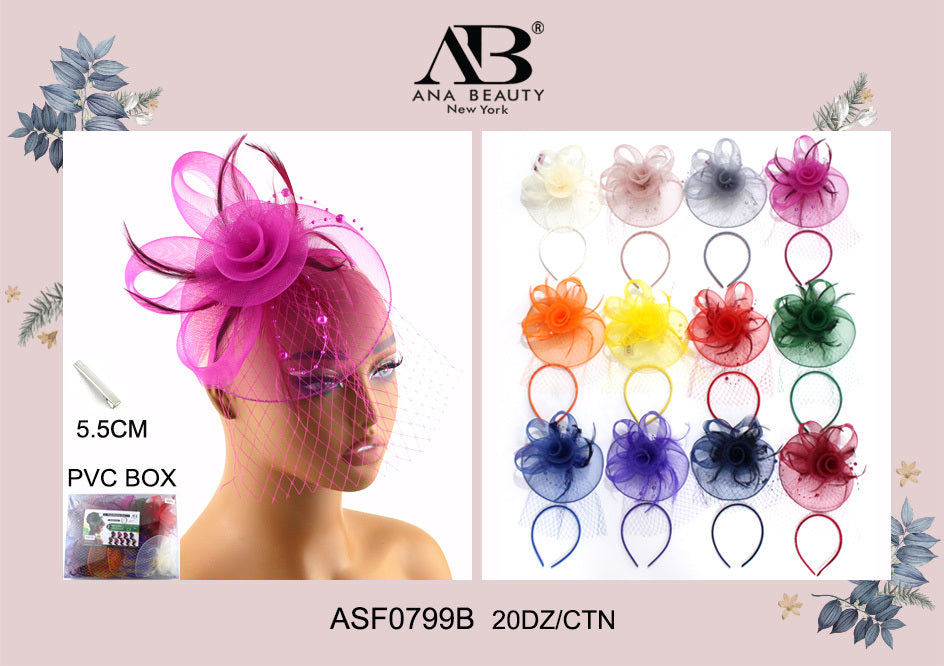 Fascinator #ASF0799B - Multiple Colors (PC)