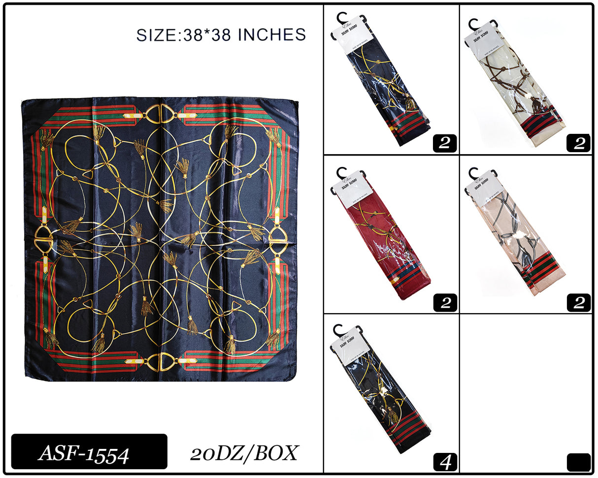 Fashion Designed Head Scarf #ASF1554 (12PC)