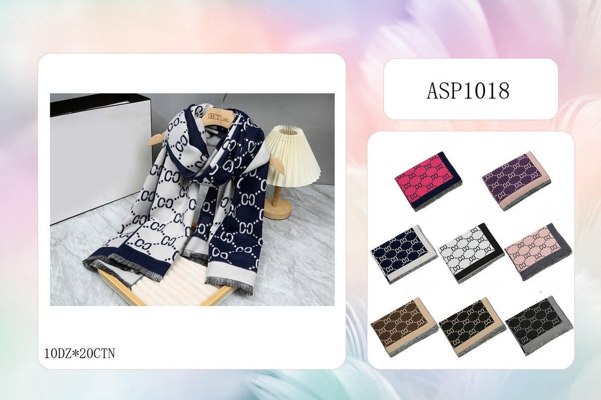 Fashion Design Scarf #ASP1018 - Multiple Colors (PC)