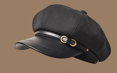 Black shops lieutenant hat