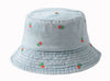 Fashion Denim Cherry Bucket Hat #AT602 - Multiple Colors (PC)