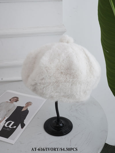 Fashion Winter Fur Hat #AT616 - Multiple Colors (PC)