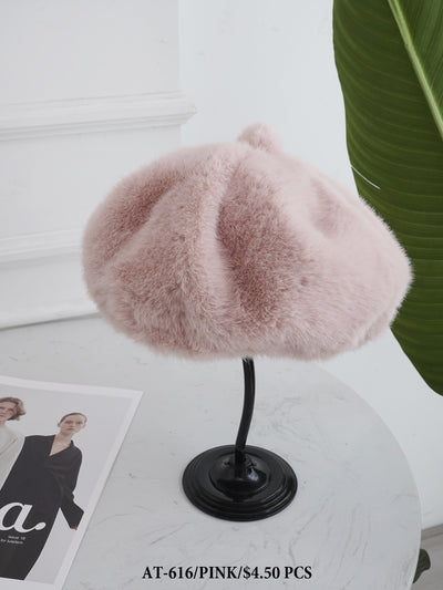 Fashion Winter Fur Hat #AT616 - Multiple Colors (PC)