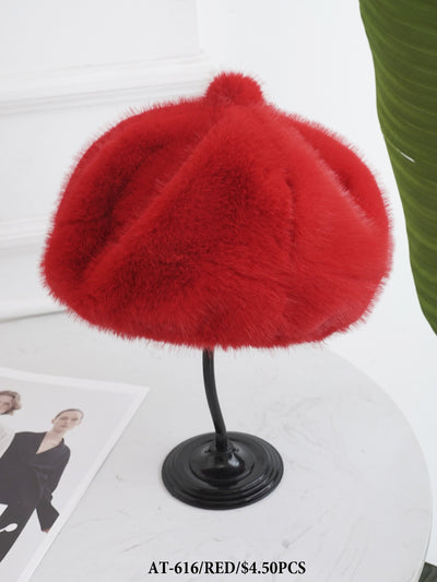 Fashion Winter Fur Hat #AT616 - Multiple Colors (PC)