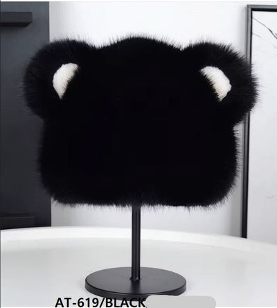 Fashion Animal Fur Bucket Hat #AT619 - Multiple Colors (PC)