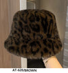 Fashion Leopard Bucket Hat #AT620 - Brown (PC)