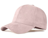 Fashion Suede Solid Cap #AT626 - Multiple Colors (PC)