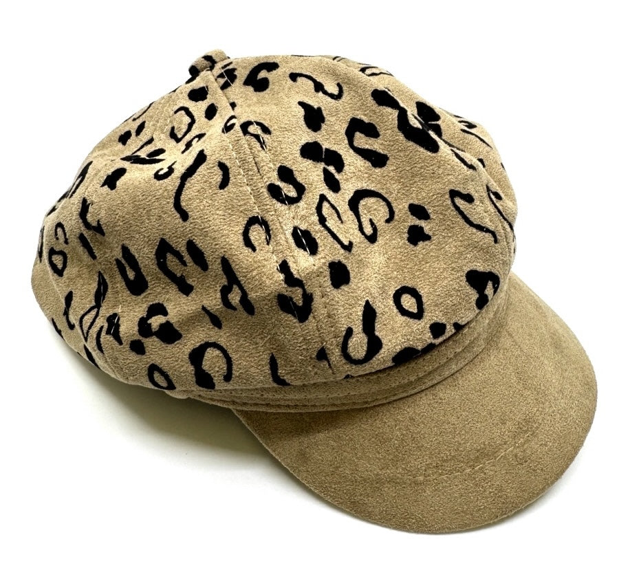 Fashion Leopard Print Newsboy Cap #AT655 - Multiple Colors (PC)