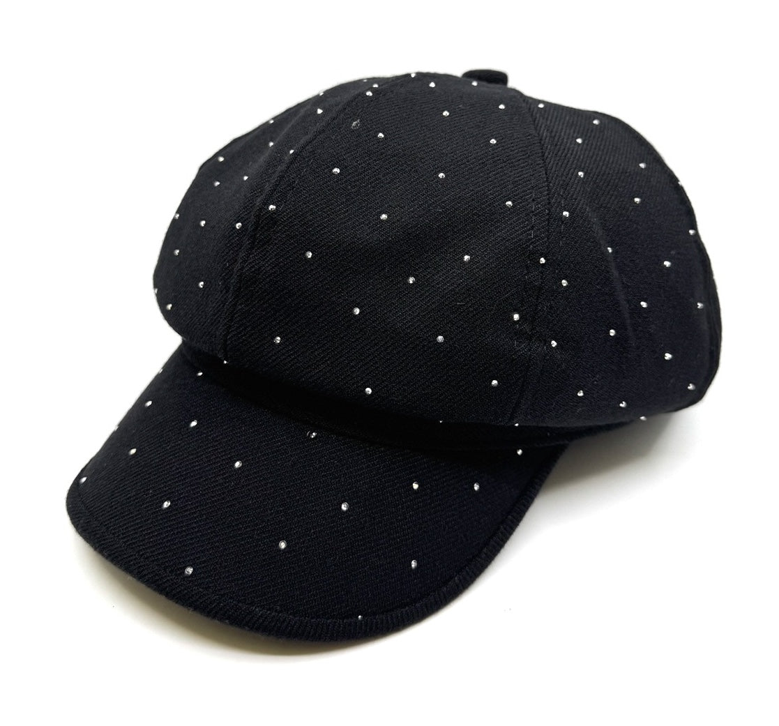 Fashion Rhinestone Newsboy Cap #AT656 - Multiple Colors (PC)