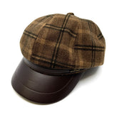Fashion Plaid Newsboy Cap #AT658 - Multiple Colors (PC)