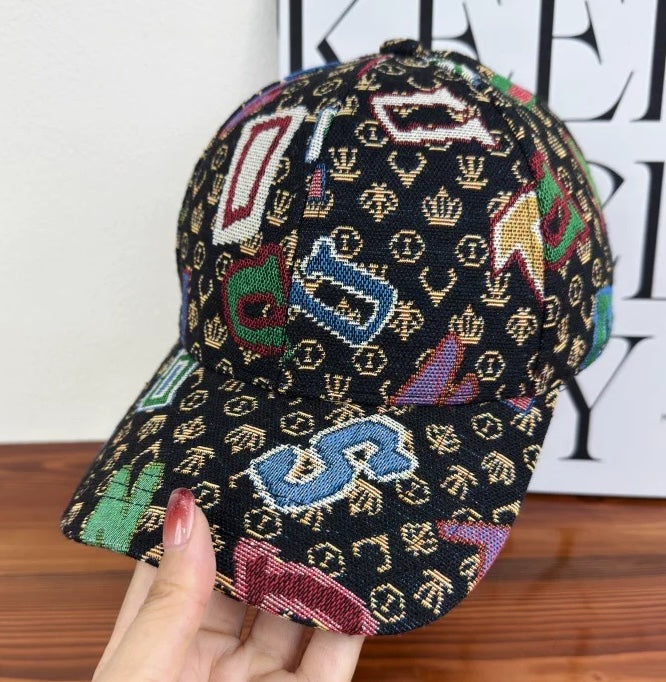 Fashion Design Multicolor Baseball Cap #AT660BK (PC)