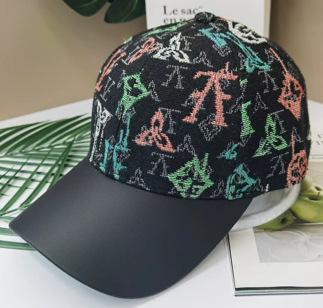 Fashion Design Multicolor Baseball Cap #AT661 - Multiple Colors (PC)