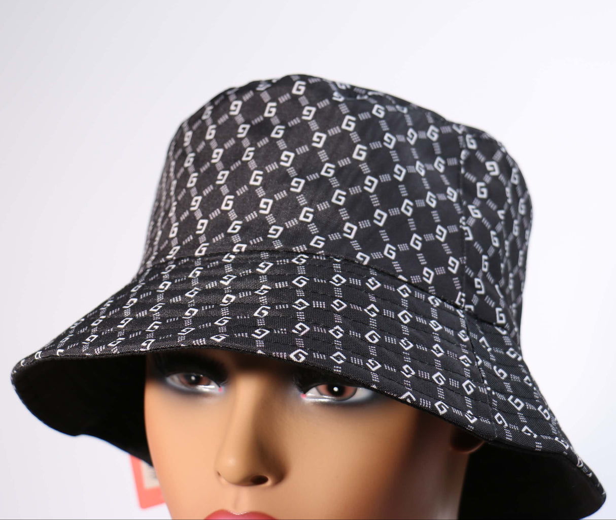 Fashion Design Bucket Hat #AT420 - Black/White (PC)