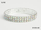Fashion Rhinestone Bracelet #B1055 (PC)