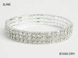 Fashion Rhinestone Bracelet #B1055 (PC)