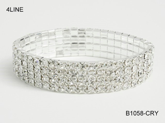 Fashion Rhinestone Bracelet #B1058 (PC)