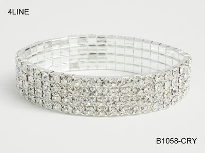 Fashion Rhinestone Bracelet #B1058 (PC)