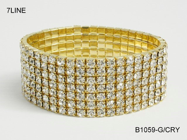 Fashion Rhinestone Bracelet #B1059 (PC)