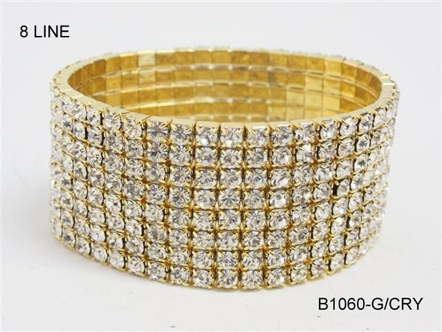 Fashion Rhinestone Bracelet #B1060 (PC)