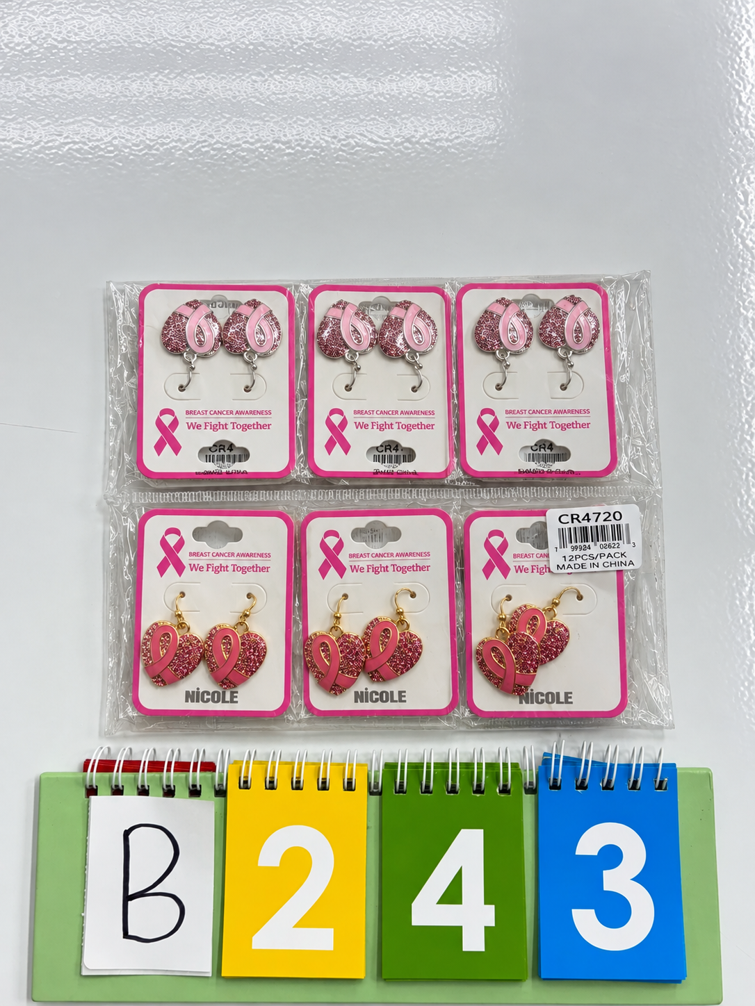 10.5 Limited Release Breast Cancer Products (Necklaces, Bracelets, Earrings, Keychains, Hats)
