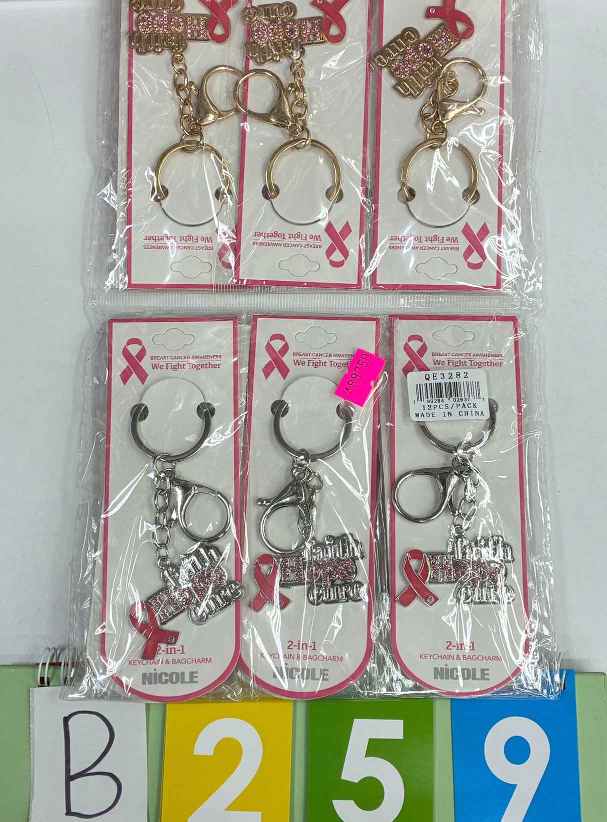 8.25 Limited Release Breast Cancer Dozen Products (Necklaces, Bracelets, Earrings, Keychains)