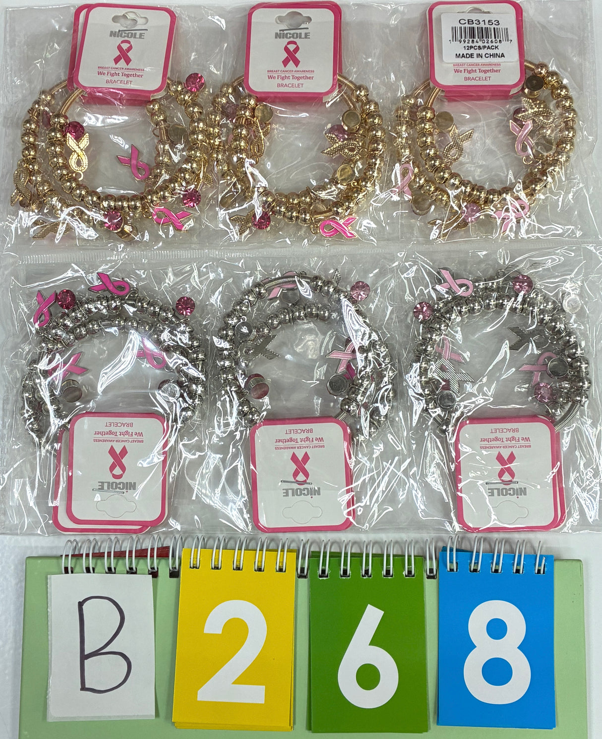 8.25 Limited Release Breast Cancer Dozen Products (Necklaces, Bracelets, Earrings, Keychains)