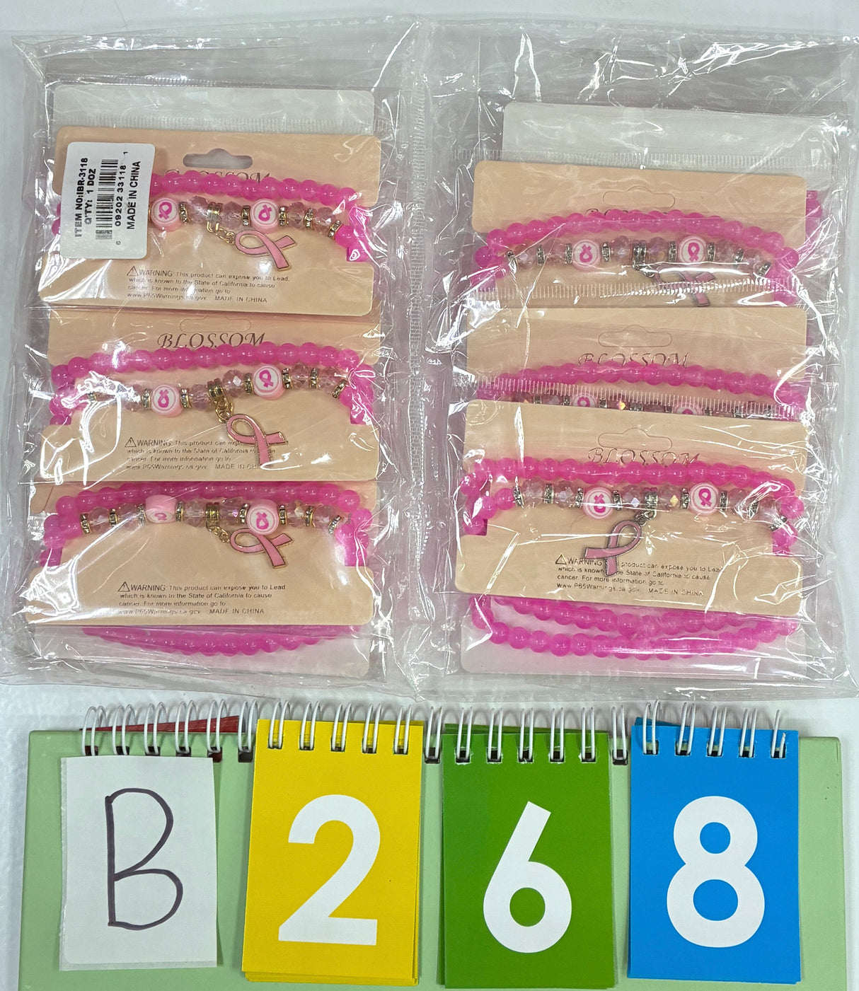 8.25 Limited Release Breast Cancer Dozen Products (Necklaces, Bracelets, Earrings, Keychains)