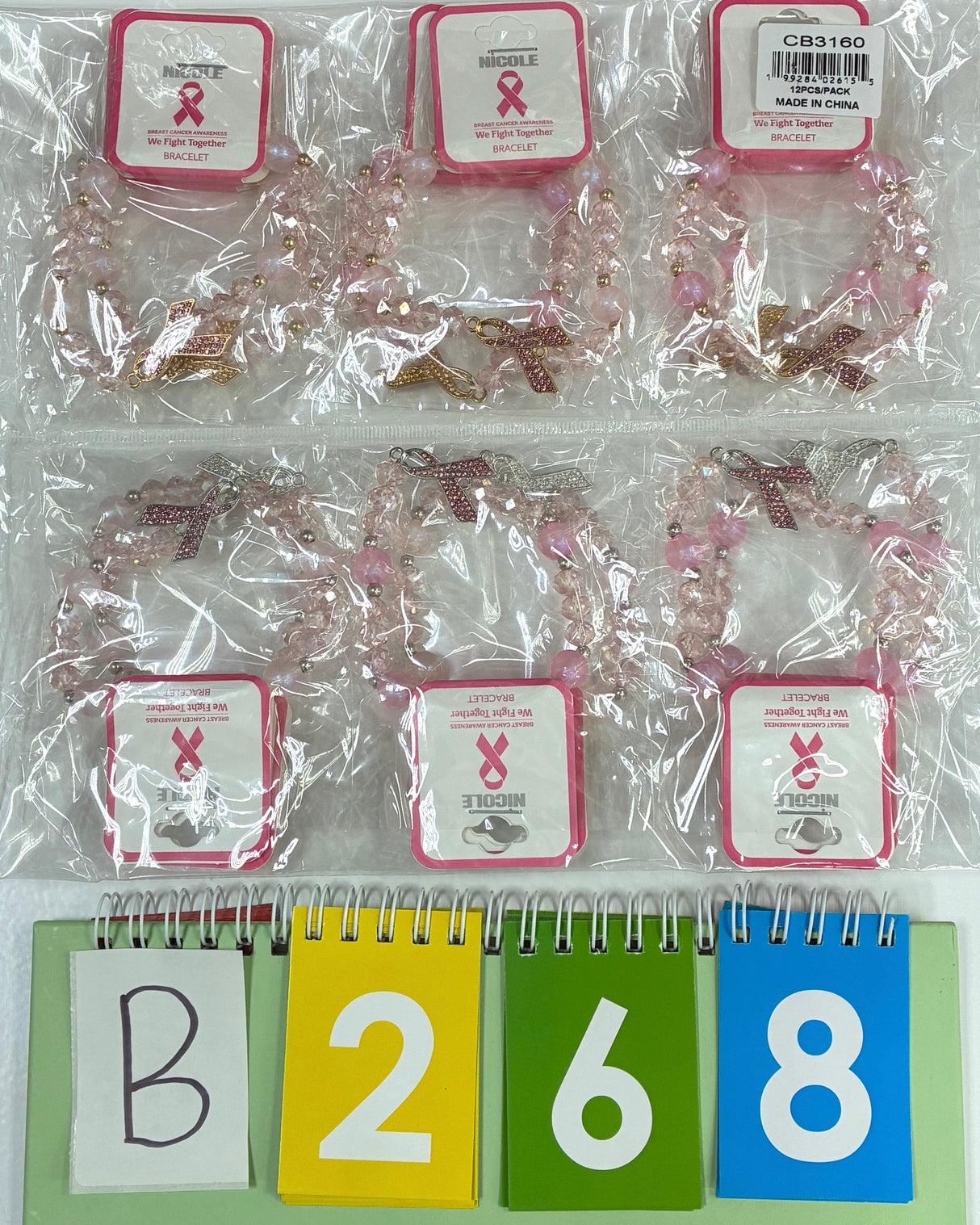 8.25 Limited Release Breast Cancer Dozen Products (Necklaces, Bracelets, Earrings, Keychains)