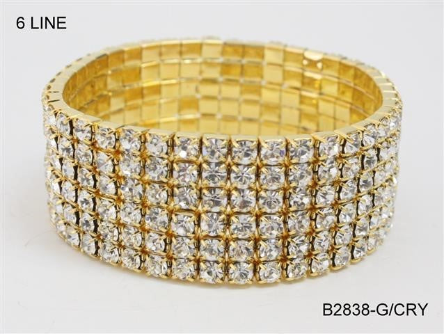 Fashion Rhinestone Bracelet #B2838 (PC)