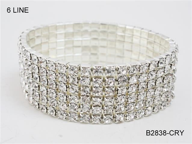 Fashion Rhinestone Bracelet #B2838 (PC)