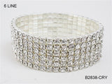 Fashion Rhinestone Bracelet #B2838 (PC)